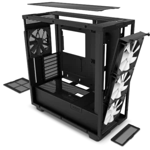 H7 Elite Premium ATX Mid-Tower Case – Matte Black