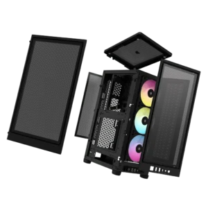 2000D RGB AIRFLOW Mini-ITX Case – Black