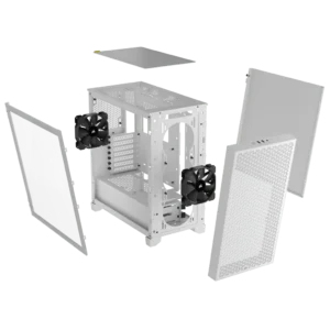 3000D AIRFLOW Mid-Tower Case – White