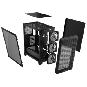 3000D RGB AIRFLOW Mid-Tower Case – Black