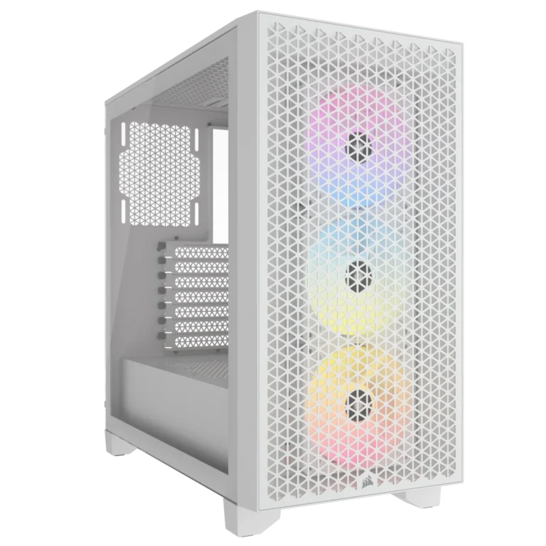 3000D RGB AIRFLOW Mid-Tower Case – White