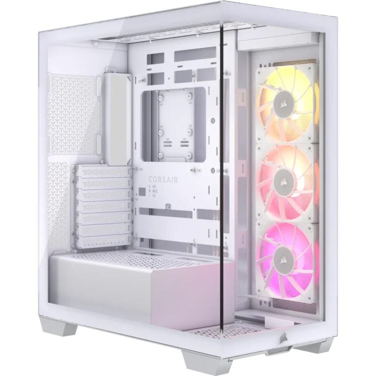 iCUE LINK 3500X RGB Mid-Tower Case – White