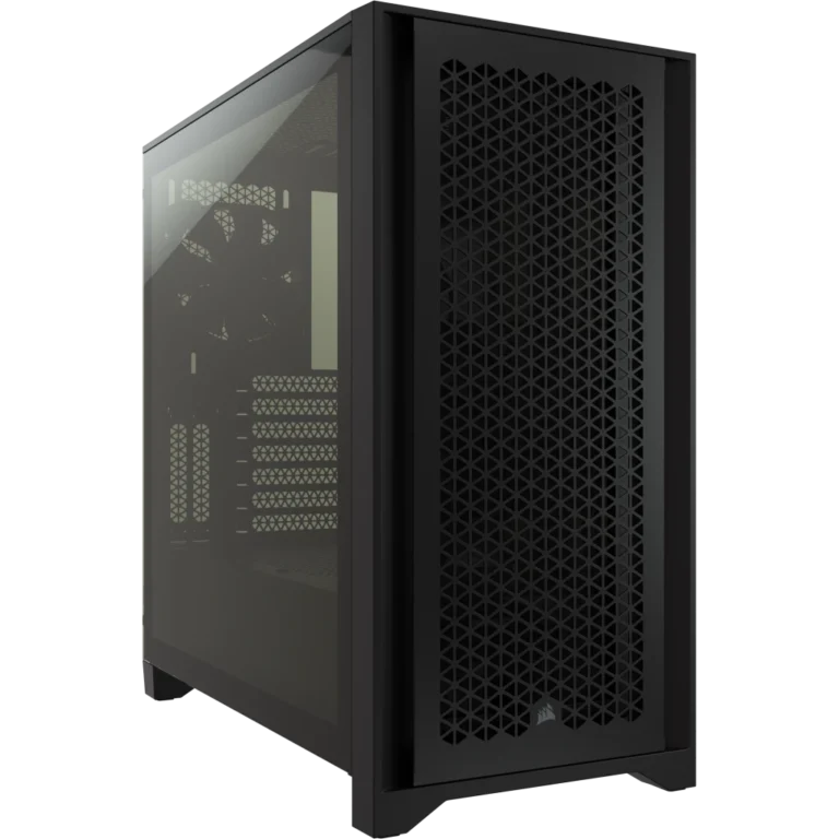 4000D AIRFLOW Tempered Glass Mid-Tower ATX Case – Black