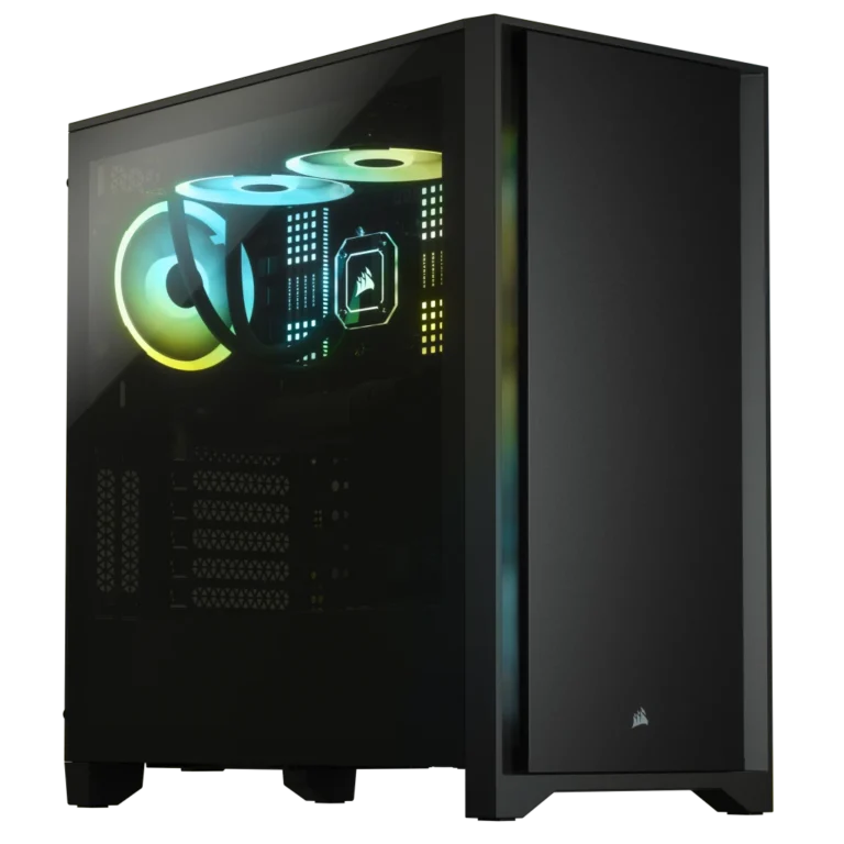 4000D Tempered Glass Mid-Tower ATX Case – Black