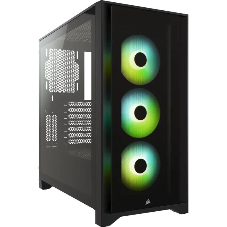 iCUE 4000X RGB Tempered Glass Mid-Tower ATX Case – Black