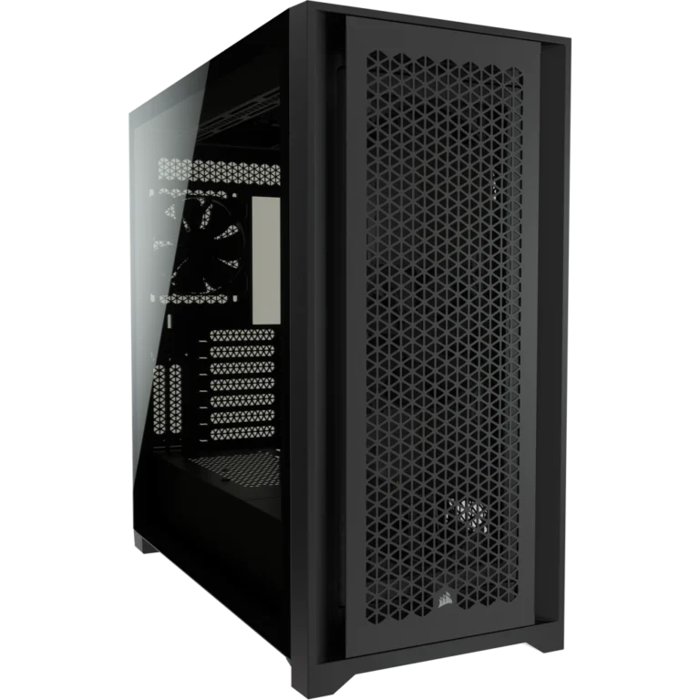 5000D AIRFLOW Tempered Glass Mid-Tower ATX Case – Black