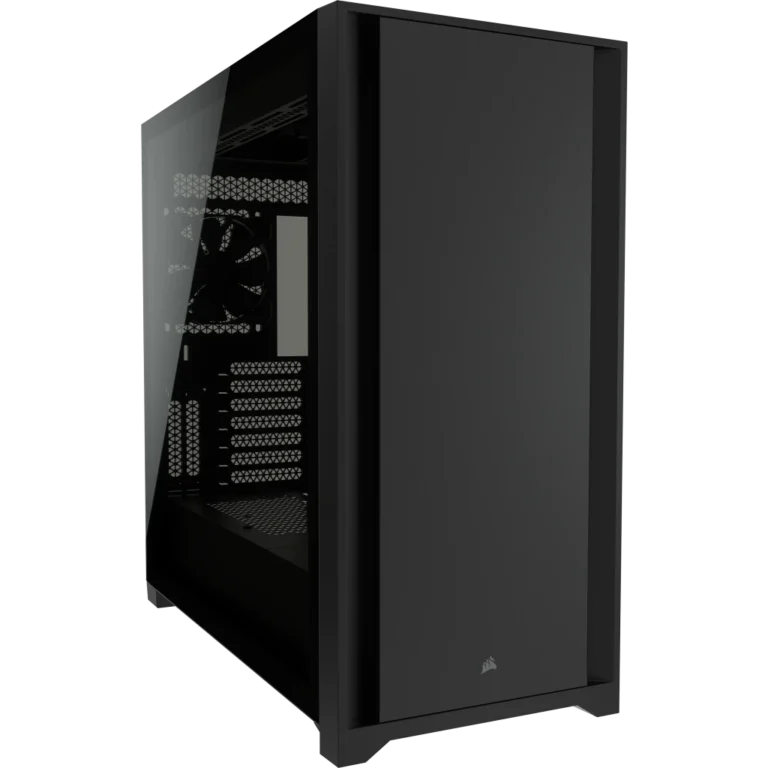 5000D Tempered Glass Mid-Tower ATX Case – Black