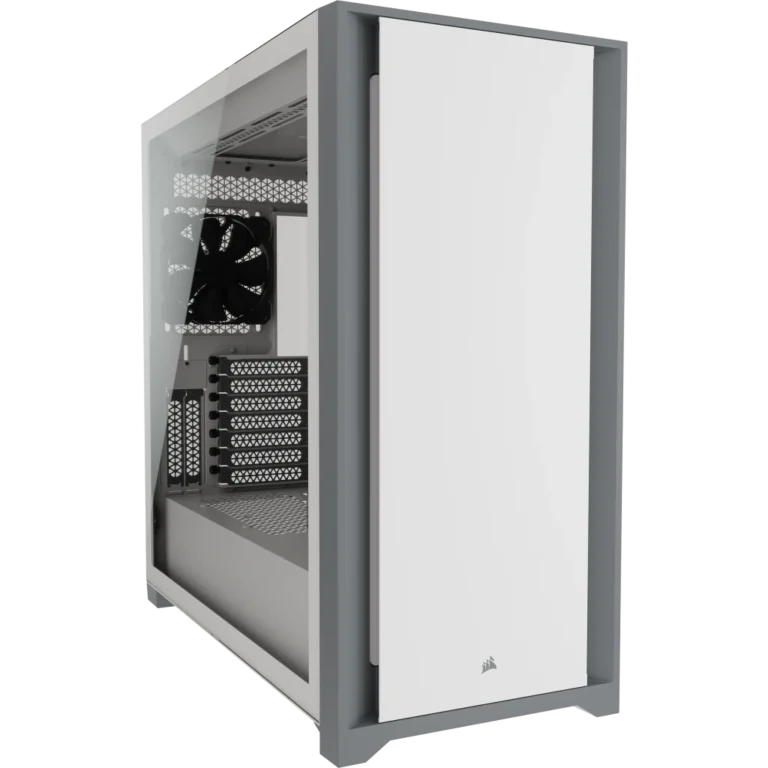 5000D Tempered Glass Mid-Tower ATX Case – White