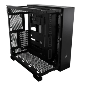 6500X Mid-Tower Dual Chamber Case – Black