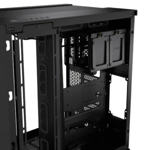 6500X Mid-Tower Dual Chamber Case – Black