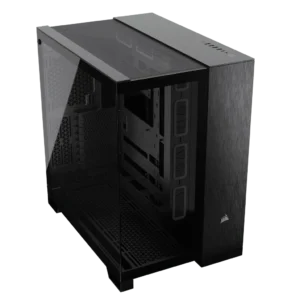 6500X Mid-Tower Dual Chamber Case – Black/Obsidian Aluminium