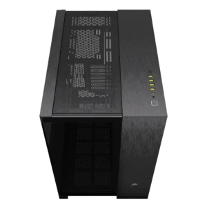 6500X Mid-Tower Dual Chamber Case – Black/Obsidian Aluminium