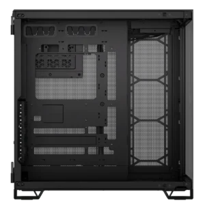 6500X Mid-Tower Dual Chamber Case – Black/Obsidian Aluminium