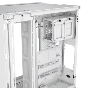 6500X Mid-Tower Dual Chamber Case – White