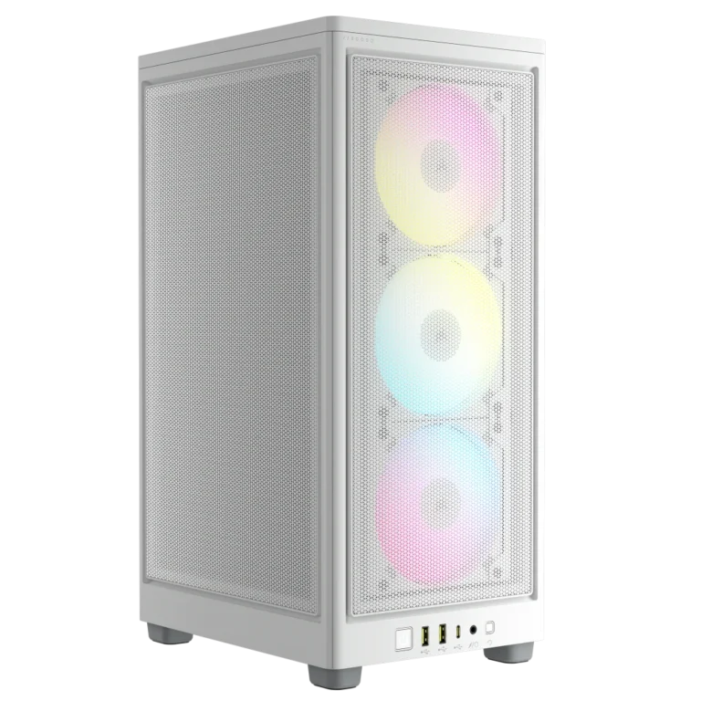 2000D RGB AIRFLOW Mini-ITX Case – White