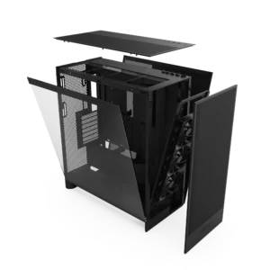 H7 Flow Mid-Tower ATX Airflow Case – Matte Black