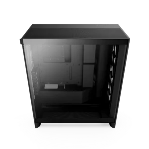 H7 Flow RGB Mid-Tower ATX Airflow Case with RGB Fans – Matte Black