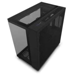 H9 Elite Premium Dual-Chamber Mid-Tower Airflow Case – Matte Black