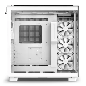 H9 Elite Premium Dual-Chamber Mid-Tower Airflow Case – Matte White