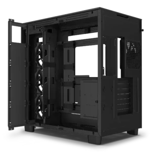 H9 Flow Dual-Chamber Mid-Tower Airflow Case – Matte Black