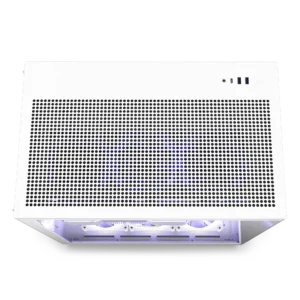 H9 Flow Dual-Chamber Mid-Tower Airflow Case – Matte White