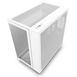 H9 Flow Dual-Chamber Mid-Tower Airflow Case – Matte White