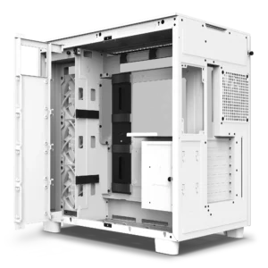 H9 Flow Dual-Chamber Mid-Tower Airflow Case – Matte White