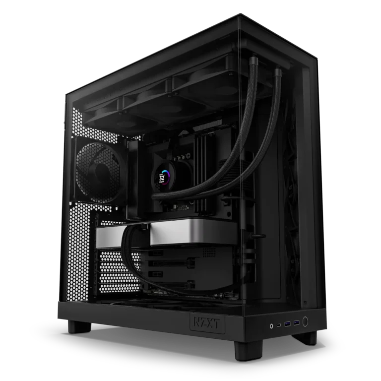 H6 Flow Compact Mid-Tower Airflow Case – Matte Black