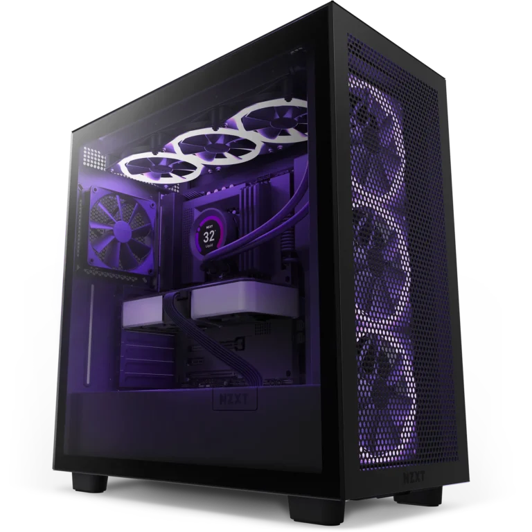 H7 Flow (2022) Mid-Tower Airflow Case – Matte Black