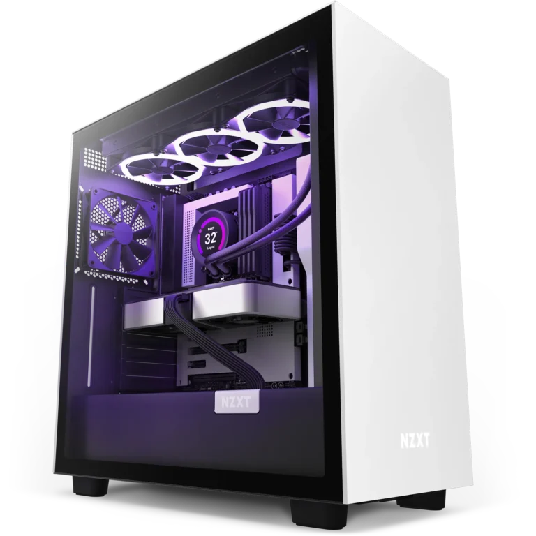 H7 (2022) Mid-Tower Case – Matte White / Matte Black