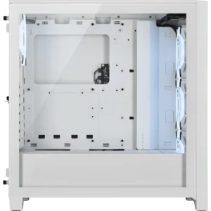 iCUE 4000D RGB AIRFLOW QL Edition Mid-Tower ATX Case – True White