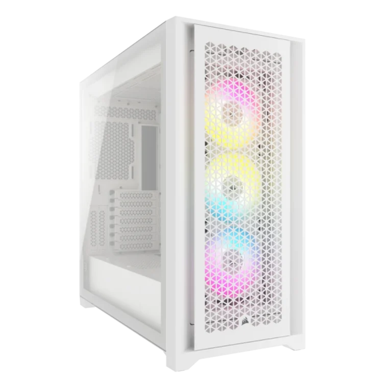 iCUE 5000D RGB AIRFLOW Mid-Tower Case – White