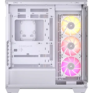 iCUE LINK 3500X RGB Mid-Tower Case – White