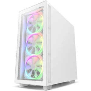 H7 Elite (2022) Premium ATX Mid-Tower Case – Matte White